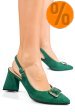 Pantofi verzi piele naturala intoarsa 5s77726b