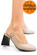 Pantofi bej piele naturala 5s77726