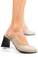 Pantofi bej piele naturala 5s77726