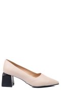 PANTOFI NUDE PIELE NATURALA 5S77460