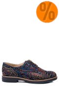 PANTOFI MULTICOLOR FLORAL PIELE NATURALA 2S77025