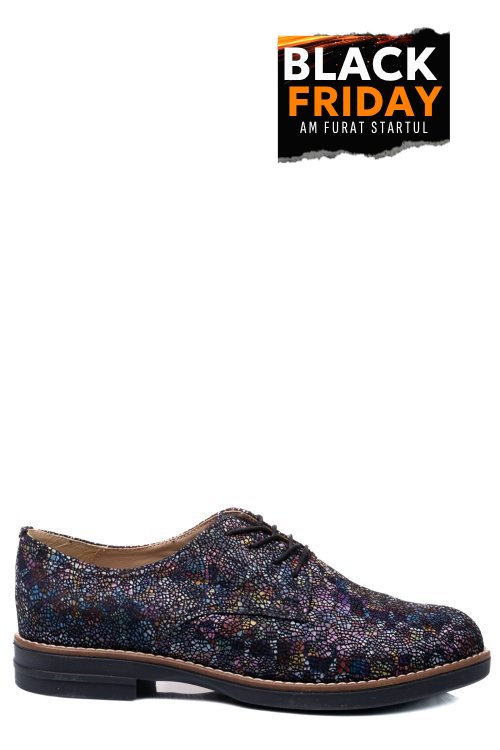 Pantofi bleumarin vit piele naturala 2s77025