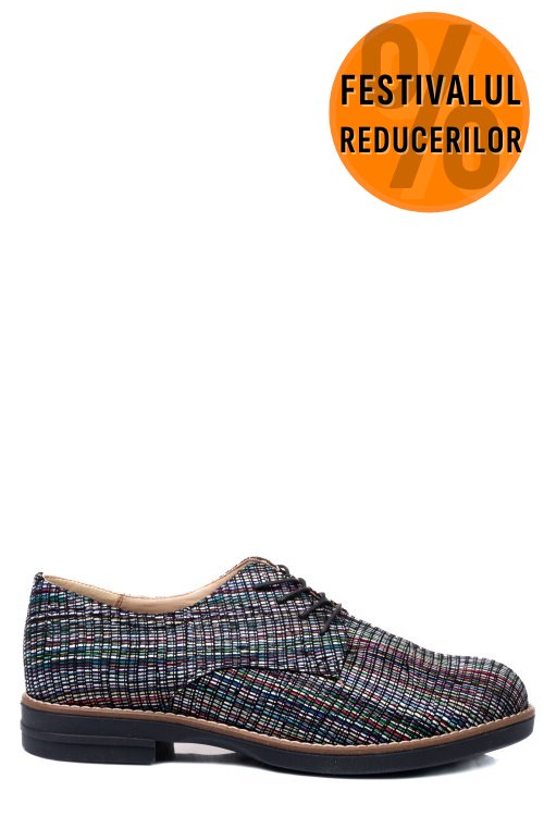 Pantofi multicolor piele naturala 2s77025