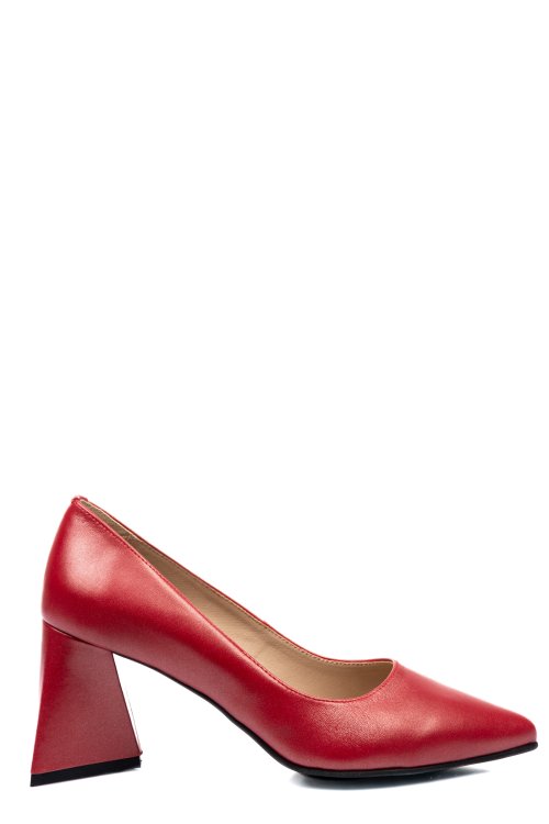 Pantofi rosii piele naturala 5s77725