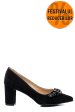 Pantofi negri piele naturala intoarsa 1s77707
