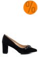 Pantofi negri piele naturala intoarsa 1s77707