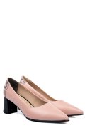 PANTOFI ROZ NEGRU PIELE NATURALA 5S77602