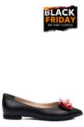 BALERINI NEGRI PIELE NATURALA 3S7701