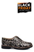 PANTOFI NEGRU AURIU PIELE NATURALA 2S77025