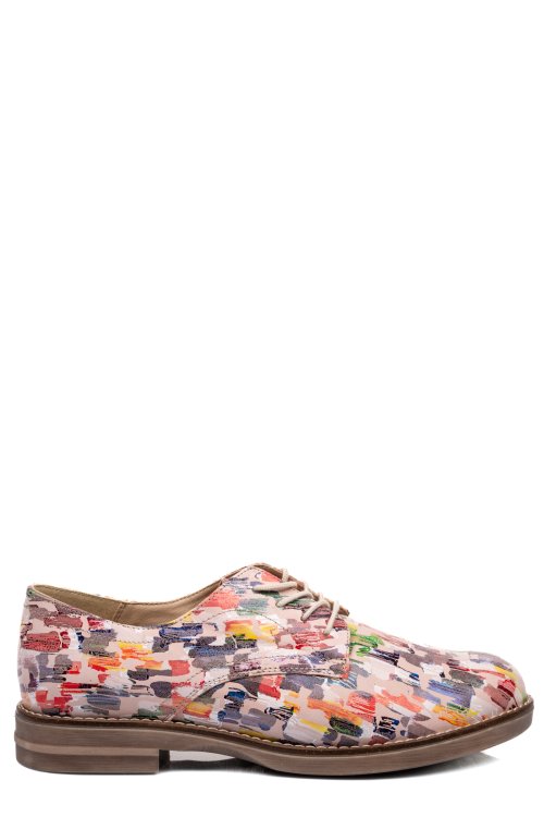 Pantofi roz picasso piele naturala 2s77025