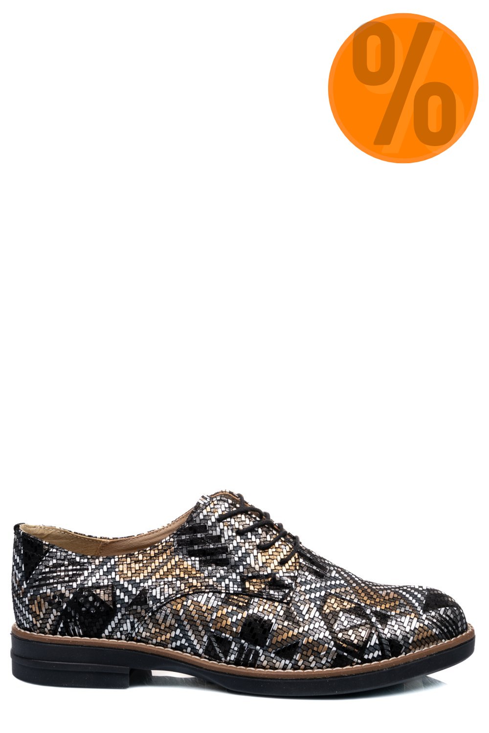 PANTOFI NEGRU CARO PIELE NATURALA 2S77025