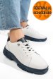 Pantofi sport white navy piele naturala fsp001699