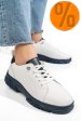 Pantofi sport white navy piele naturala fsp001699