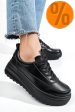 Pantofi sport negri piele naturala tsp3091