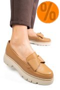 MOCASINI CAPPUCCINO PIELE NATURALA 2S77115