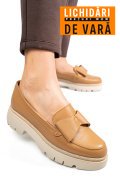 MOCASINI CAPPUCCINO PIELE NATURALA 2S77115