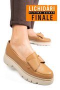 MOCASINI CAPPUCCINO PIELE NATURALA 2S77115