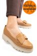 Mocasini cappuccino piele naturala 2s77115