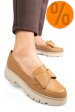 Mocasini cappuccino piele naturala 2s77115