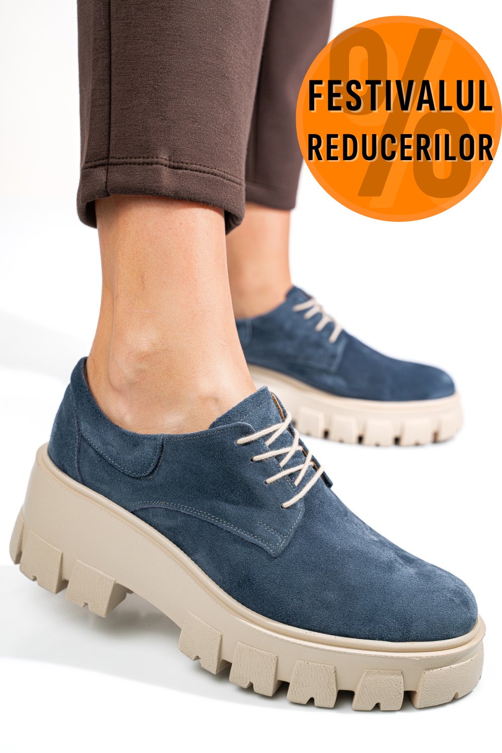 PANTOFI BLEU PIELE NATURALA INTOARSA 2S77080