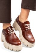 PANTOFI CASUAL FEMEI PIELE NATURALA MARO INCHIS 2S77080