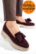 Mocasini visinii piele naturala intoarsa 2s77110bc