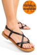 Sandale negre piele naturala as77ngela