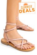 SANDALE ROZ PIELE NATURALA RS77OS637
