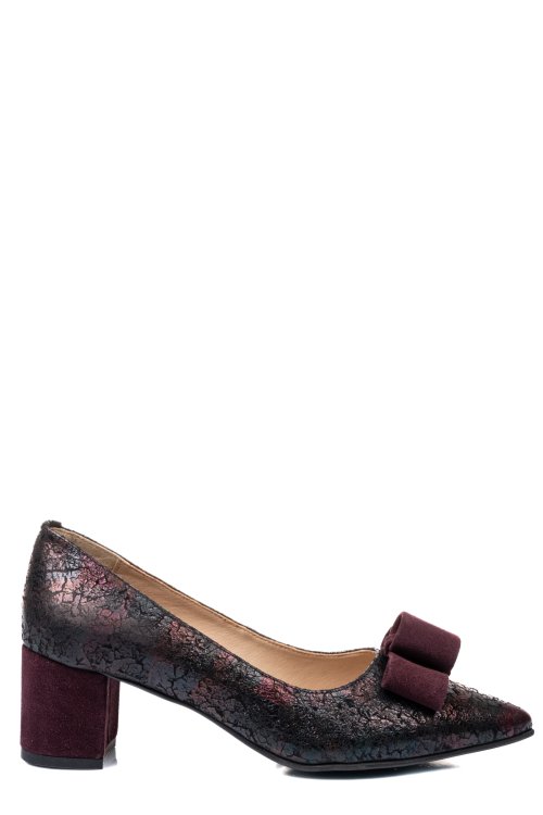 Pantofi visinii piele naturala intoarsa 5s77505nef