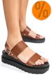 Sandale maro piele naturala 2s310