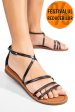Sandale negre piele naturala 2s77497