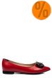 Balerini rosii piele naturala 3s7701