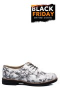PANTOFI ALB FLORAL PIELE NATURALA 2S77025