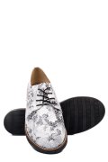 PANTOFI ALB FLORAL PIELE NATURALA 2S77025