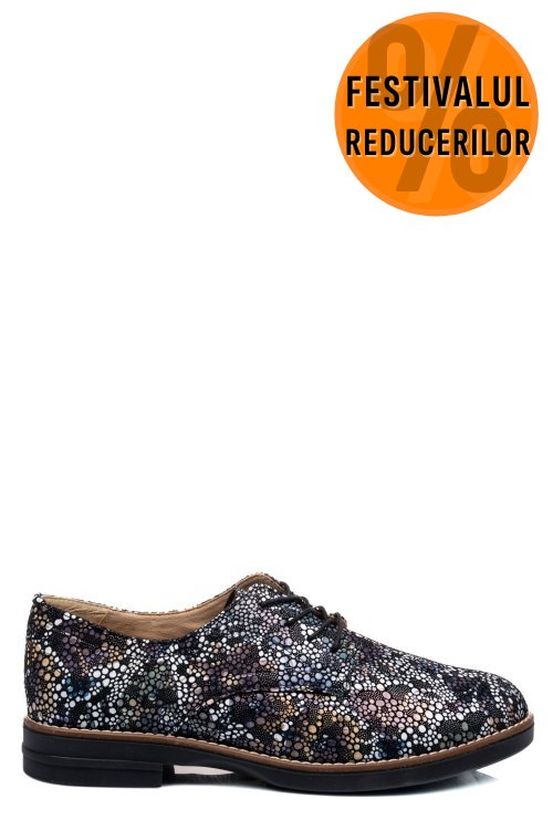 Pantofi multicolor piele naturala 2s77025-b