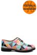 Pantofi turcoaz piele naturala 2s77025