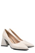 PANTOFI CREM PIELE NATURALA 5S77725