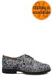 Pantofi negru alb piele naturala 2s77025