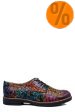 Pantofi multicolor vit piele naturala 2s77025