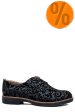Pantofi bleumarin floral piele naturala 2s77025