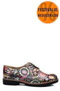 PANTOFI FLORAL PIELE NATURALA 2S77025