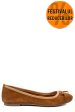 Balerini maro piele naturala intoarsa 2s77045ven