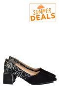 PANTOFI NEGRI PIELE NATURALA INTOARSA 5S77460