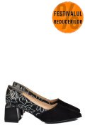 PANTOFI NEGRI PIELE NATURALA INTOARSA 5S77460