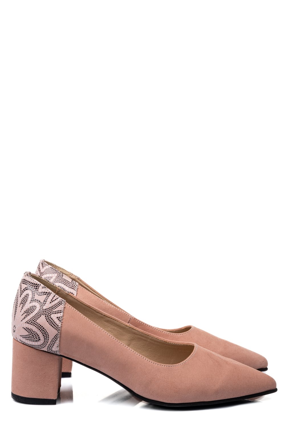PANTOFI ROZ PIELE NATURALA INTOARSA 5S77602