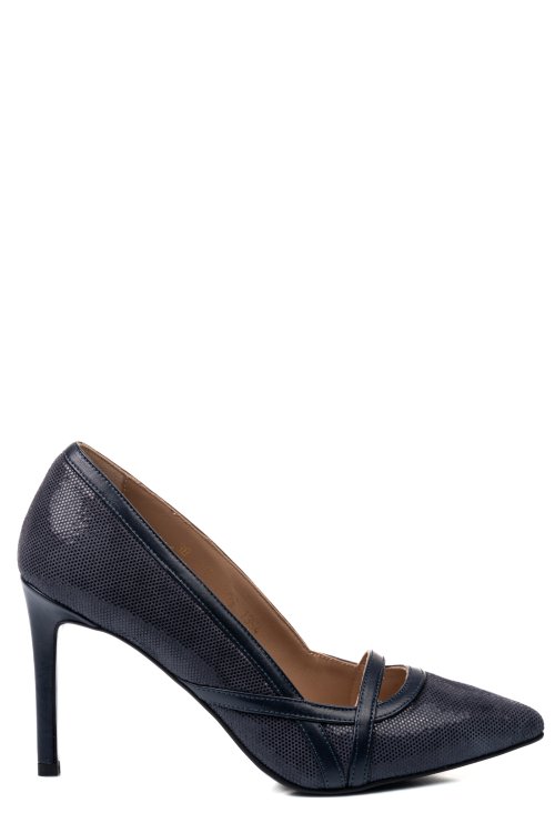 Pantofi dama guban bleumarin piele naturala 1s77394
