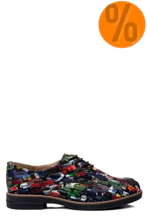 Pantofi negri picasso piele naturala 2s77025