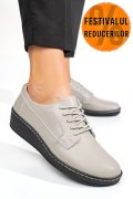 PANTOFI GREY PIELE NATURALA ASPP2114