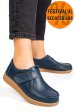 Mocasini bleumarin piele naturala pspl305