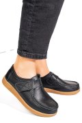 MOCASINI NEGRI PIELE NATURALA PSPL305